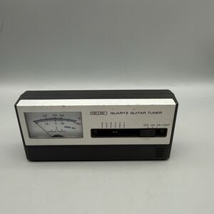 Seiko Tune Master ST-368 QUARTZ GUITAR TUNER Battery Powered